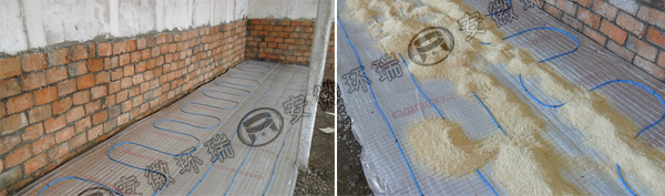 養殖場、豬場發熱電纜電地暖安裝圖